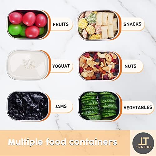 Tanjiae Small Stainless Steel Snack Containers - Image 6