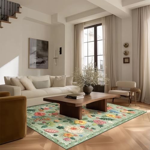 4x6 Bedroom Area Rug Washable: Throw Rugs by palohom
