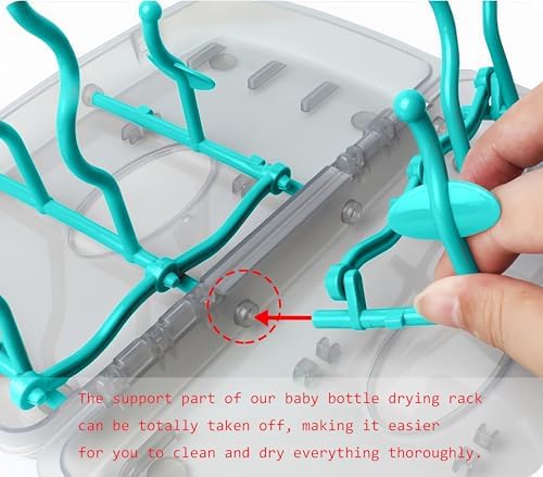 Collapsible Baby Bottle Drying Rack, Bottle Dryer Holder - Image 4