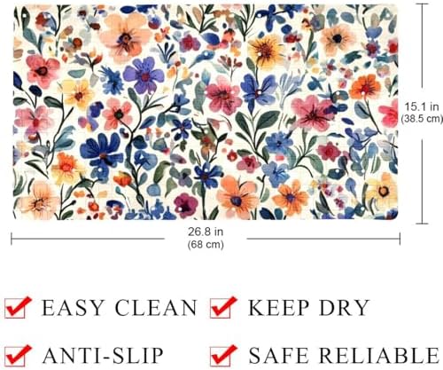 Shower Mat Bathtub Mat, 26.8x15.1 inch, Non-Slip Bath Mat - Image 4