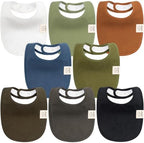 KeaBabies 8-Pack Baby Bibs for Drooling and Teething by KeaBabies