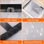 TasticTotes 8 Pack Clear Storage Bags - Image 3