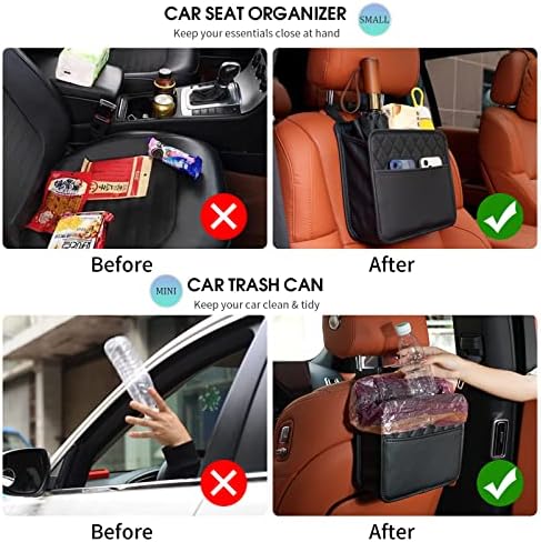 FrgKbTm 2Pack Car Seat Back Hanging Bag Car Document Holder Multi-Pocket Bottle - Image 5