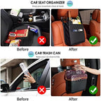 FrgKbTm 2Pack Car Seat Back Hanging Bag Car Document Holder Multi-Pocket Bottle - Image 5