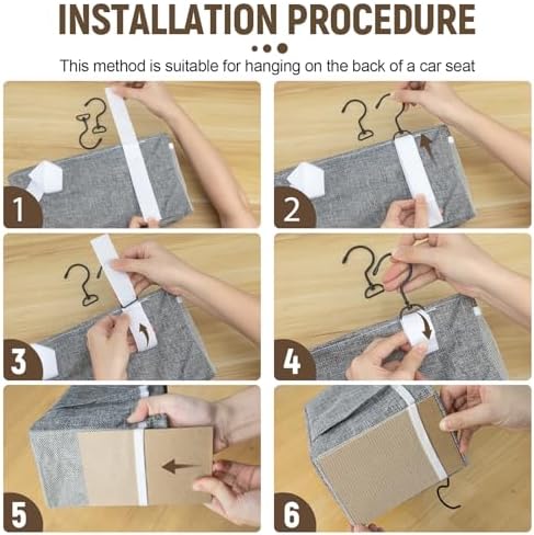 Bedside Caddy, Bedside organizer, Hanging Organizers - Image 4