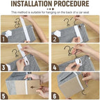 Bedside Caddy, Bedside organizer, Hanging Organizers - Image 4