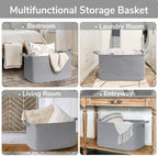 Goodpick Large Woven Rope Blanket Basket - Image 4