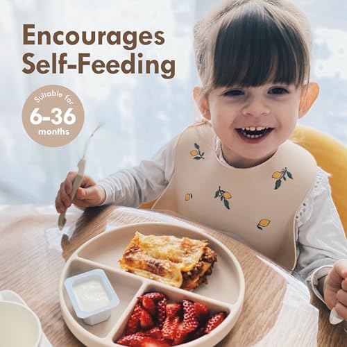 Moonkie Suction Plates for Baby | 100% Silicone BPA-Free Baby Plates - Image 6