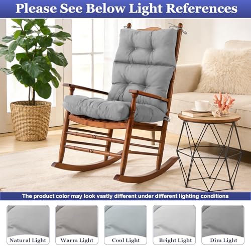 Rocking Chair Cushion, Waterproof and Fade-Resistant Adirondack Rocker Cushions - Image 6