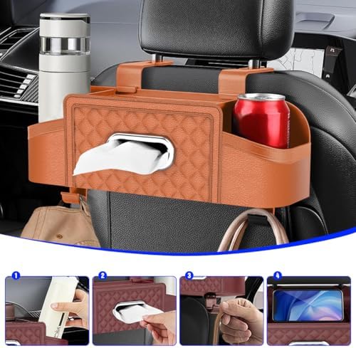 Mandark Headrest-Mounted Backseat Organizer - Image 5
