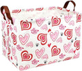 Valentine's Day Basket Gift for Empty Cute Heart Large Storage Bin for Kid and by ASKETAM