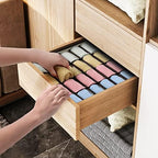 Joyoldelf Drawer Organizer 2 Packs, 24 Cell Collapsible Closet Cabinet Storage - Image 4
