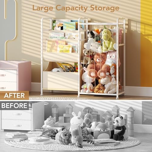 BBLIKE Kids Bookshelf and Toy Storage - Image 4