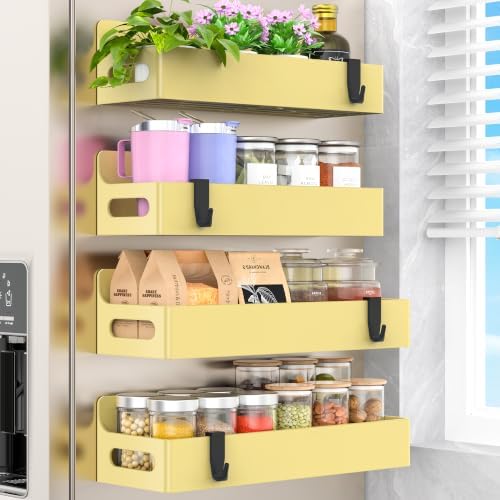 HuggieGems Upgrade Yellow Magnetic Spice Rack by HuggieGems
