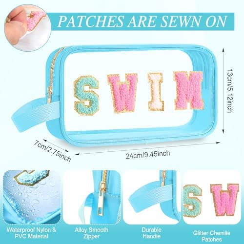 Kacctyen Swim Bag Swimsuit Clear Swimming Bag Swim Team Gift Accessories - Image 2