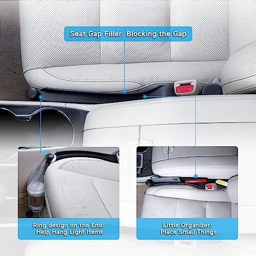 Givifive Car Seat Gap Filler Organizer 2Pack Soft Foam 3IN1 Multifunctional - Image 3