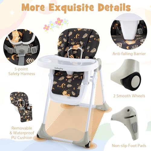 BABY JOY Convertible High Chair - Image 4