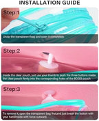 LETGO 4 PCS Clear Insert Bag for Bogg Bag, 4 Sizes Waterproof Beach Bag - Image 7
