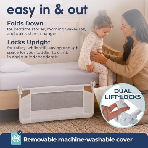 Hiccapop Convertible Crib Bed Rail - Image 5