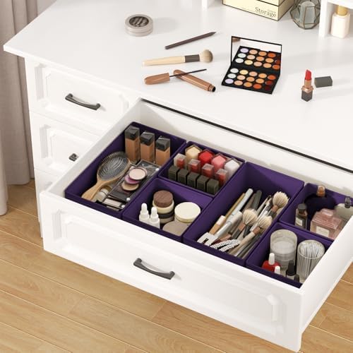 DIMJ Drawer Organizer Clothes, 24 Pack Dresser Organizer, Foldable Closet - Image 4