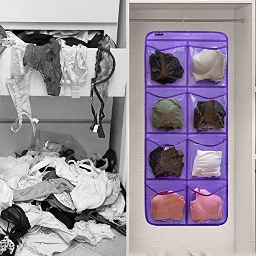 Dual-Sided Hanging Closet Organizer - Image 4