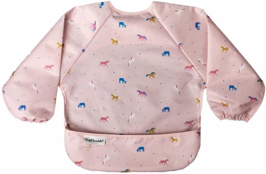 Tiny Twinkle Long Sleeve Bib for Babies & Toddlers | Waterproof Smock Bib for - Image 4