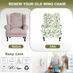 NILUOH Wingback Chair Covers 2-Piece, Armchair Slipcovers - Image 6