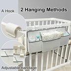 Hanging Baby Diaper Caddy, 3-in-1 Diaper Caddy Organizer Holder - Image 2