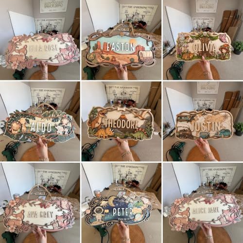 Custom Travel Nursery Name Sign - Image 7