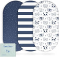 Yoofoss 3-Pack Bassinet Sheets for Boys Universal Fit by YOOFOSS