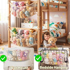 2 Pack Stuffed Animal Storage Net - Image 3