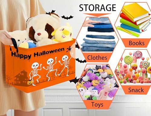 Large Halloween Themed Candy Gift Boo Basket - Image 4