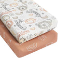 Yoofoss 2-Pack Diaper Changing Pad Cover by YOOFOSS