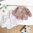 Long Sleeved Bibs, Baby Feeding Smock 6-30 Months - Image 6