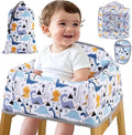 High Chair Cover Portable with 3-Point Harness, Waterproof Baby Seat Cover by Lunobubo