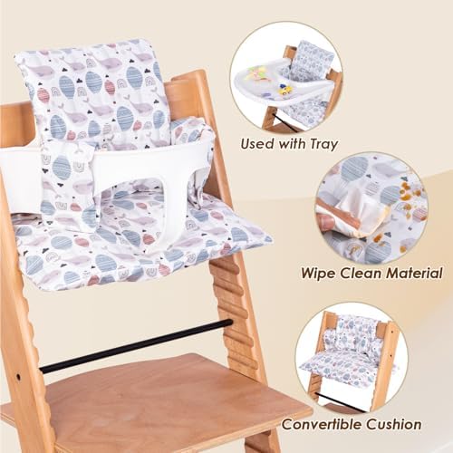 Extra Padded Soft Dining Chair Seat Cushion, Wateproof & Wipe Clean Cushion - Image 3