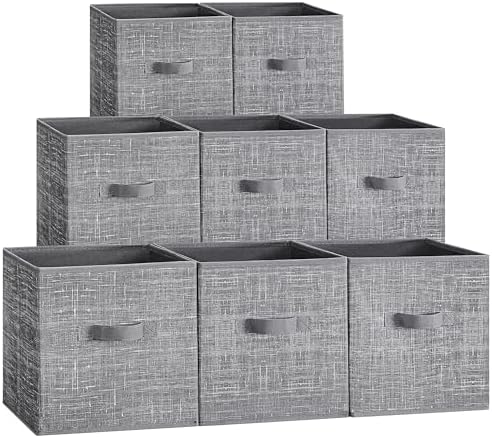 SONGMICS Storage Cubes, 11.8-Inch Foldable Closet Organizers by Unknown