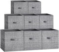 SONGMICS Storage Cubes, 11.8-Inch Foldable Closet Organizers by Unknown
