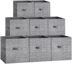 SONGMICS Storage Cubes, 11.8-Inch Foldable Closet Organizers by Unknown