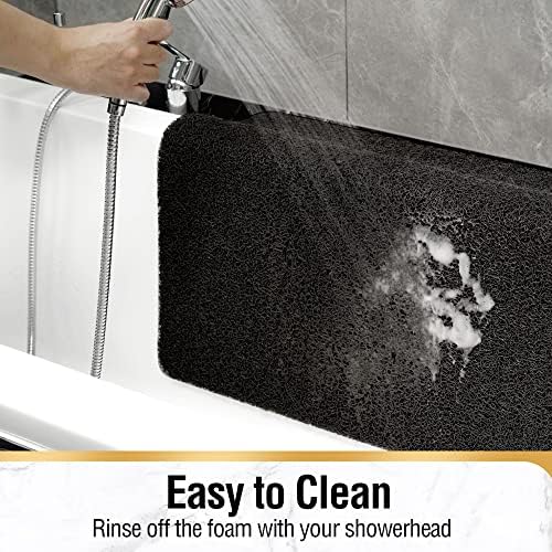 HITSLAM Non Slip Bathtub Mat 40 x 20 Inch, Extra Long Bath Mat - Image 7