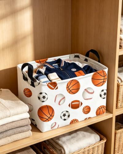 Essme Rectangular Kids Baskets, Ball Storage Box, Cute Basket - Image 4