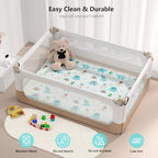 Pack N Play Sheets Fitted, Mini Crib Sheets, Breathable Soft Unisex Playard - Image 2