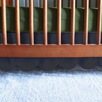 100% Microfiber Scalloped Crib Skirt 28"x 52" by Unknown