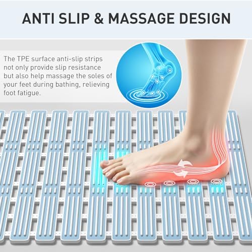XIYUNTE Shower Mat Non Slip Bath Mat - Image 5