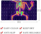 Shower Mat Non Slip, Neon Skeleton Anti Slip Bath Mat - Image 4