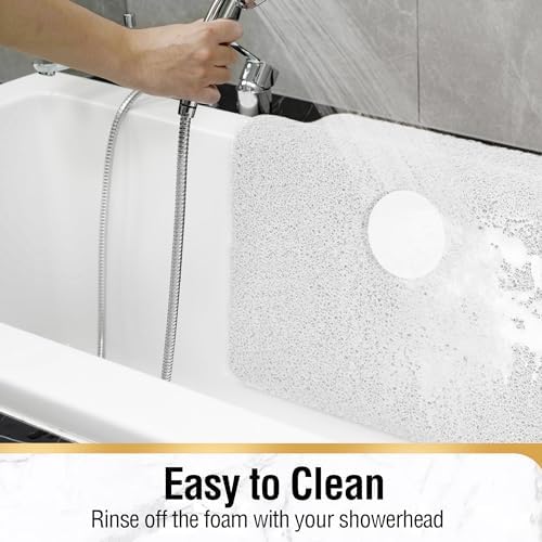 HITSLAM Square Shower Mat, 36 x 36 Inch Non Slip Bath Mat - Image 7