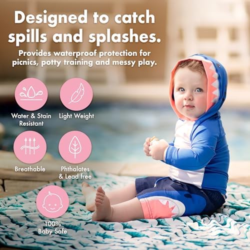 BapronBaby Pine Forest Waterproof Splash Mat Catch All Floor Cover - Image 5