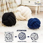 Uvvyui Knot Pillow Ball, Soft Home Decorative Pillows, Round Throw Pillow - Image 4
