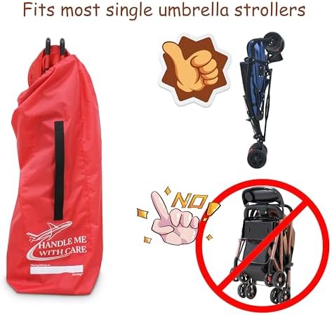 Stroller Travel Bag for Airplane, for Single Umbrella Strollers - Image 4