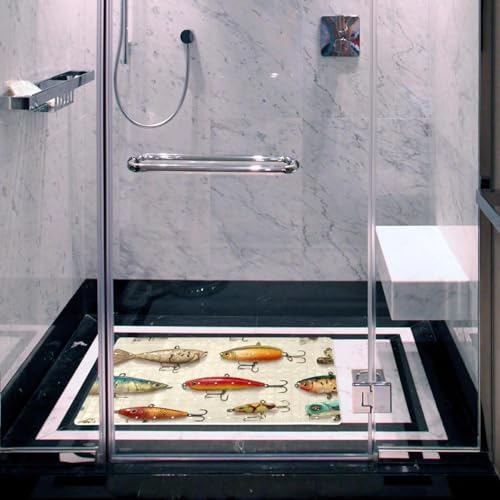 Bath Tub Shower Mat, Washable Bathtub Floor Mats, Suction Cups and Drain Holes - Image 6